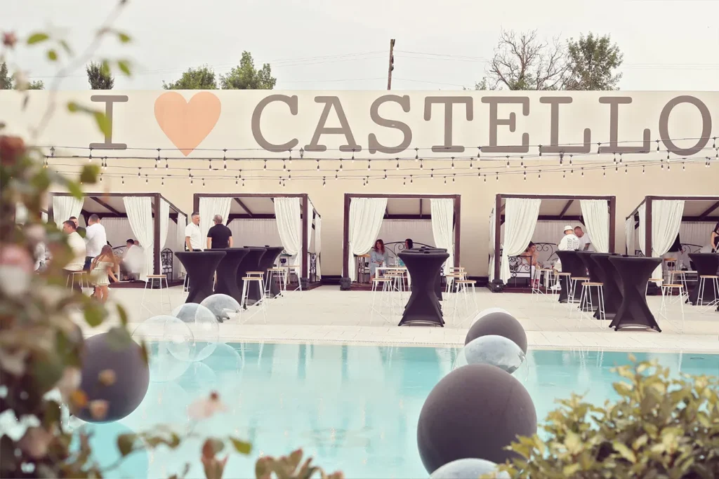 piscina privata sala nunta baile felix castello events